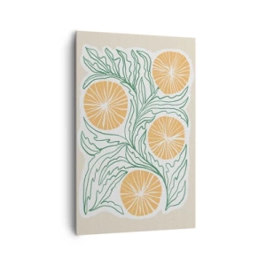 Canvas picture - Ethnic with an Abstract Note - 80x120 cm