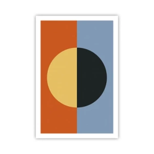 Poster - Composition of Warm and Cool - 61x91 cm