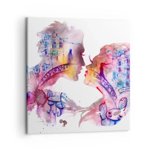 Canvas picture - Secret Bridge Of Sighs - 50x50 cm