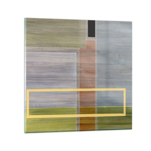 Glass picture - Straight and Calm - 40x40 cm