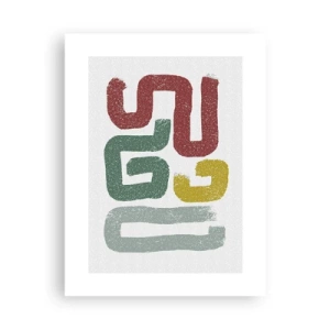 Poster - In an Unknown Language - 30x40 cm
