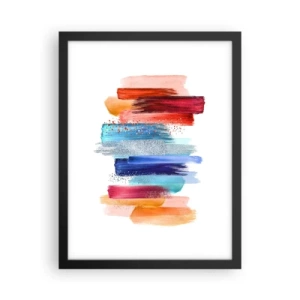 Poster in black frame - Up and Down - 30x40 cm