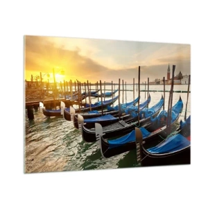 Glass picture - Before Hustle and Bustle - 100x70 cm