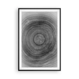 Poster in black frame - Sign of the Time - 61x91 cm