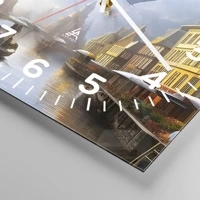 Clock face with numbers