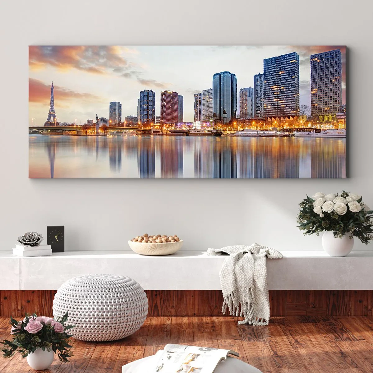 Canvas picture - Monumental Peace of Paris - 90x30 cm