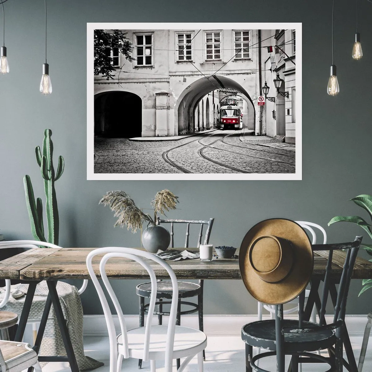 Poster - Through City Labirynth - 70x50 cm