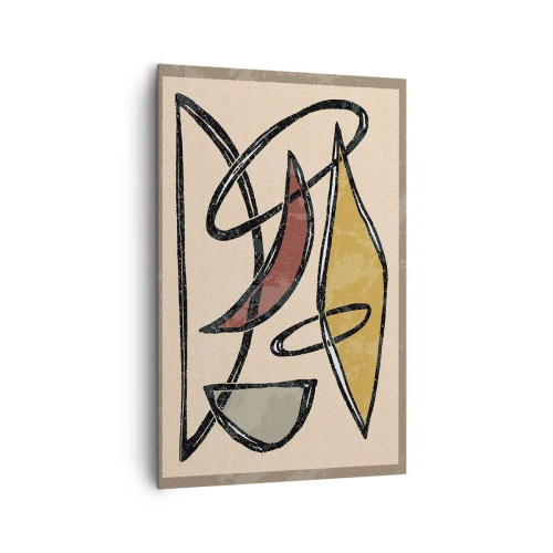 Canvas picture - Composition - Arches and Ovals - 80x120 cm