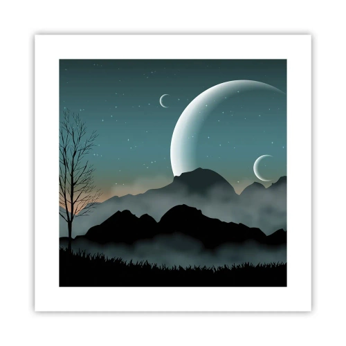 Poster - Carnival of a Starry Night - 40x40 cm