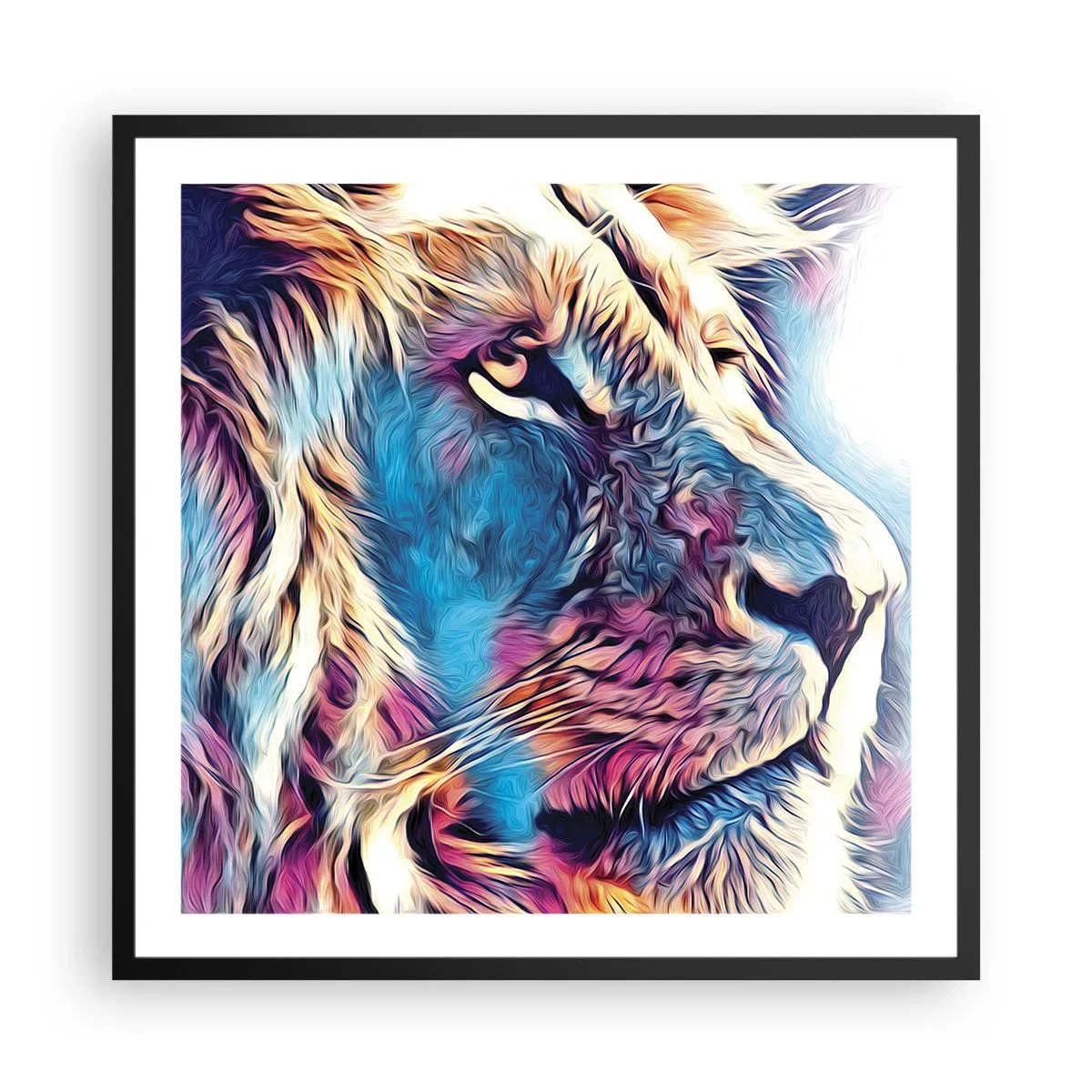 Poster in black frame - Wisdom of Nature - 60x60 cm