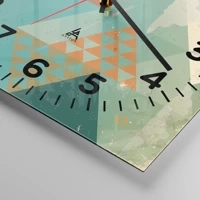 Clock face with numbers