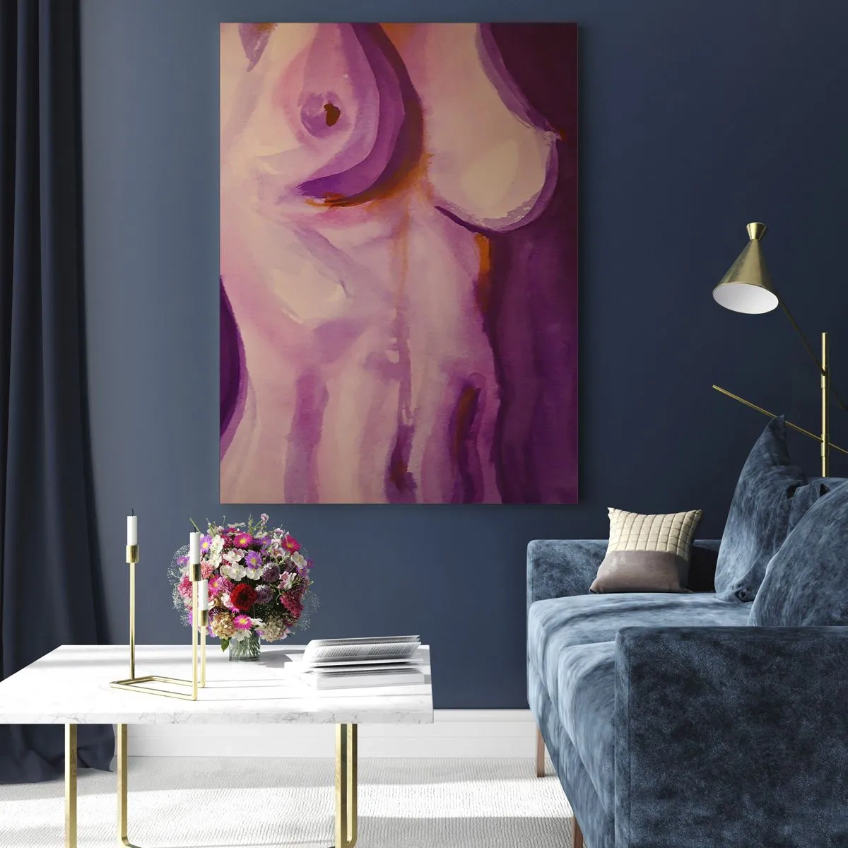 Glass picture - Ode to Womanhood - 50x70 cm