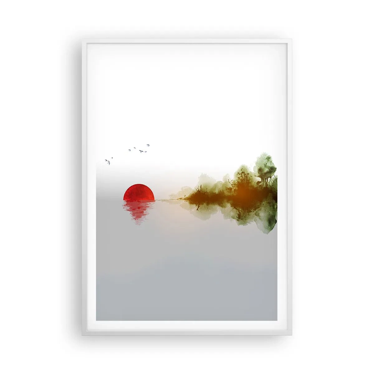 Poster in white frmae - Promise of Peace - 70x100 cm