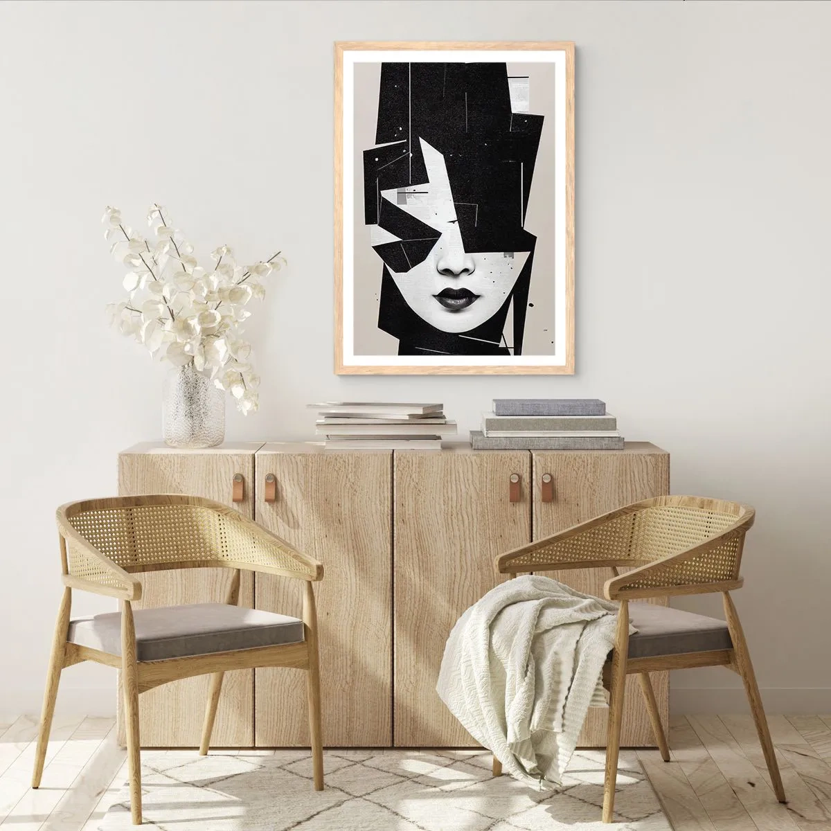 Poster in light oak frame - Deeply Hidden - 40x50 cm