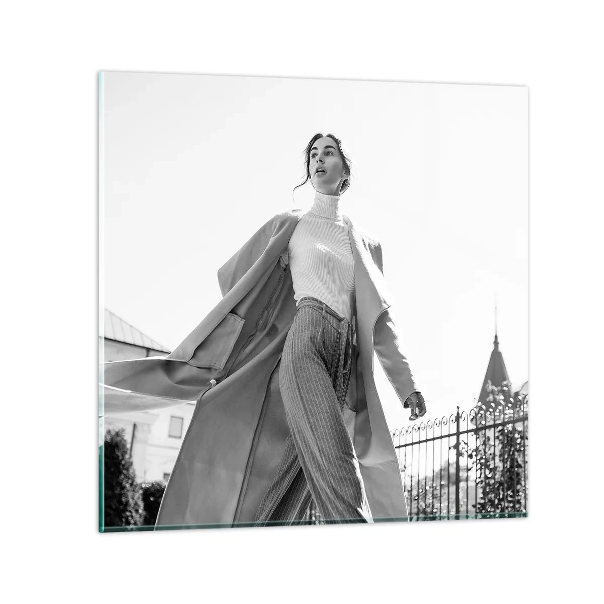 Glass picture - Are You Coming With Me? - 60x60 cm