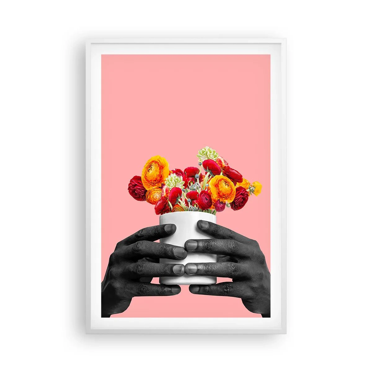 Poster in white frmae - Apotheosis of Life - 61x91 cm