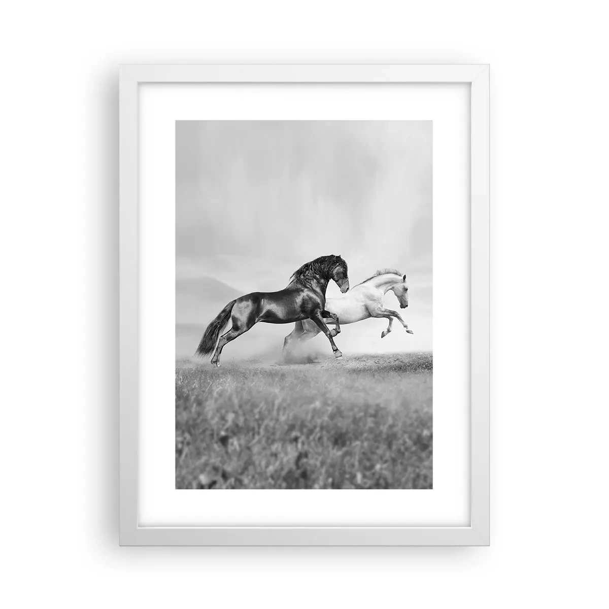 Poster in white frmae - Angels and Demons - 30x40 cm