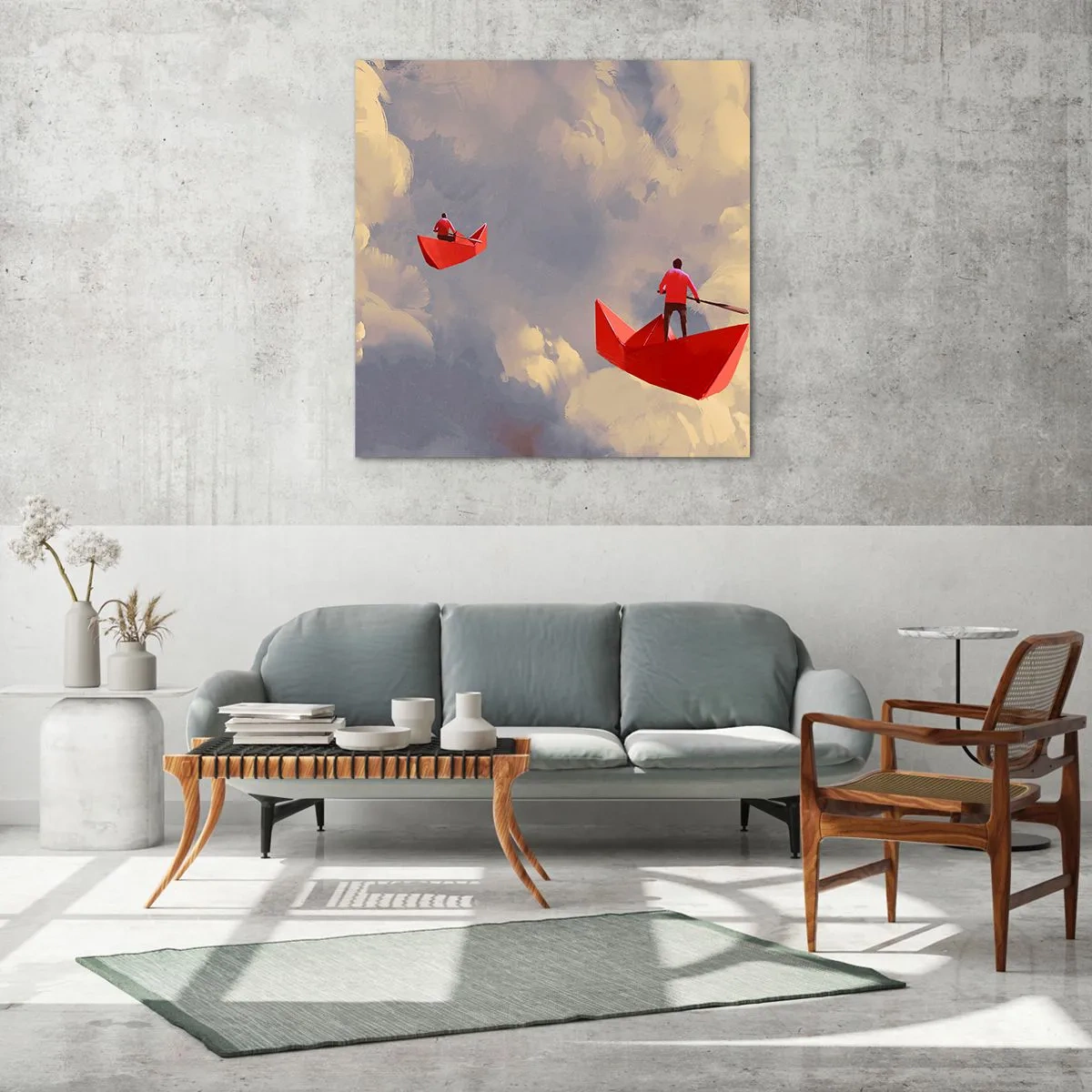 Glass picture - Dream Trip - 60x60 cm