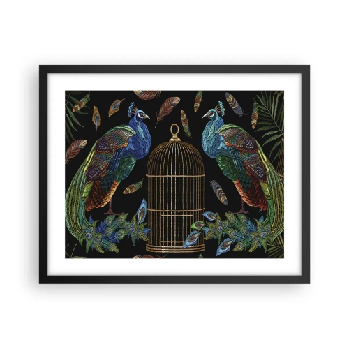 Poster in black frame - In Royal Robes - 50x40 cm