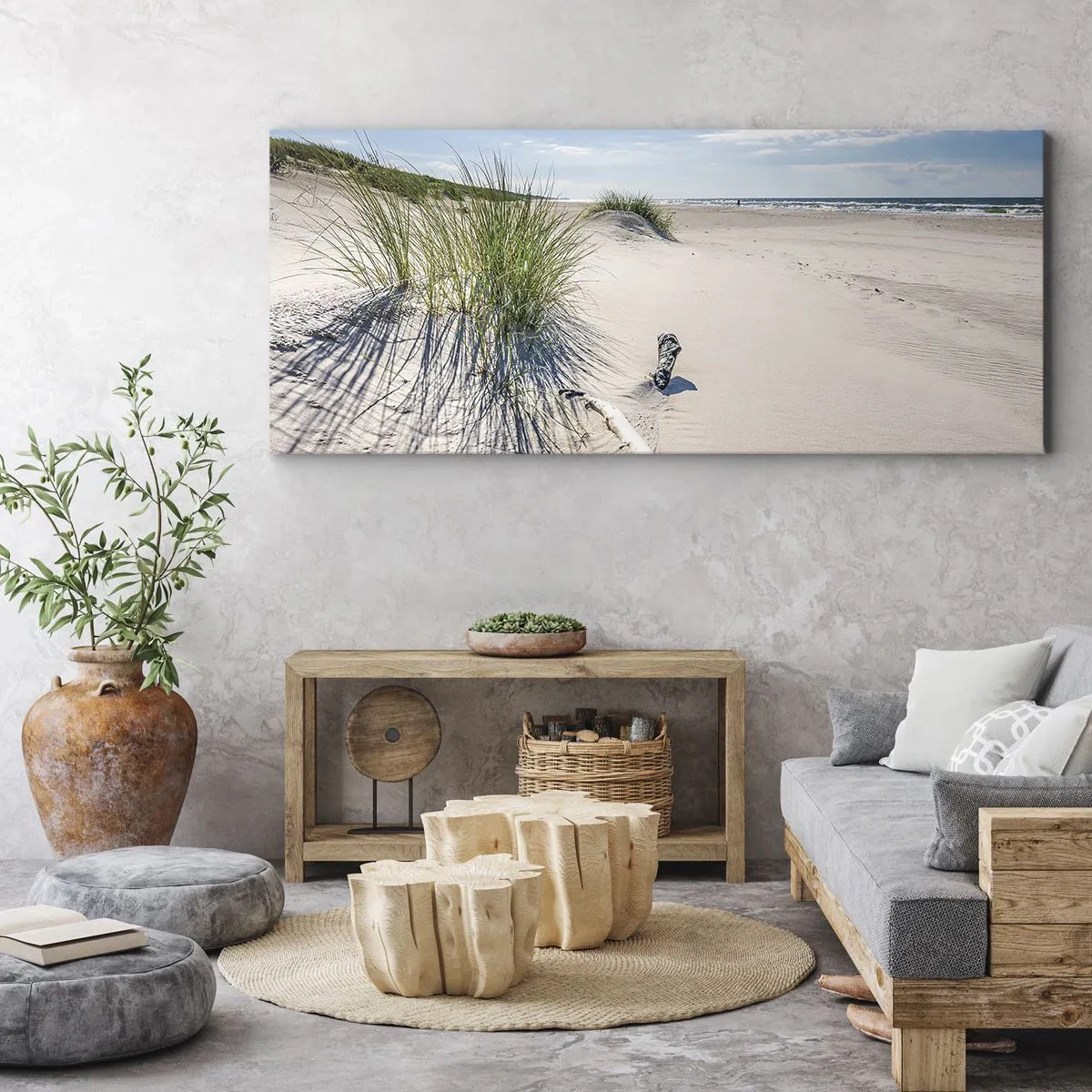 Canvas picture - The Most Beautiful? Baltic One - 160x50 cm