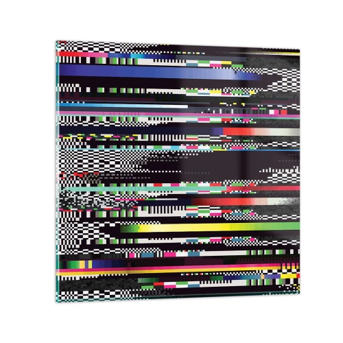 Glass picture - Control Image of Reality - 70x70 cm
