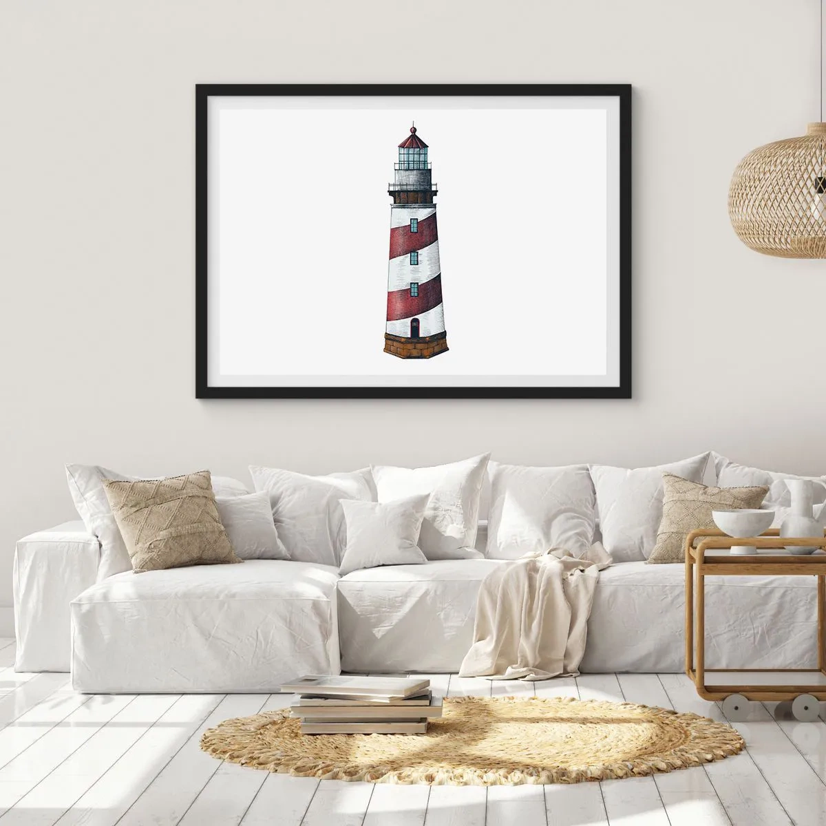 Poster in black frame - Always on Guard - 50x40 cm