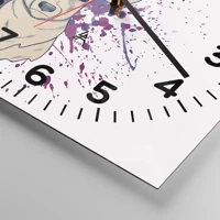 Clock face with numbers