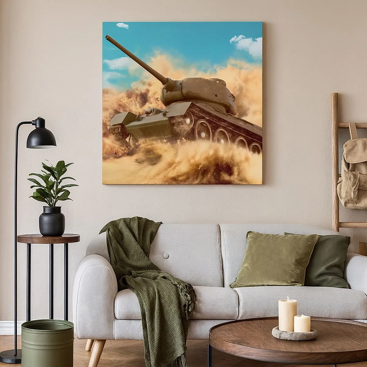 Canvas picture - Invinicible - 30x30 cm