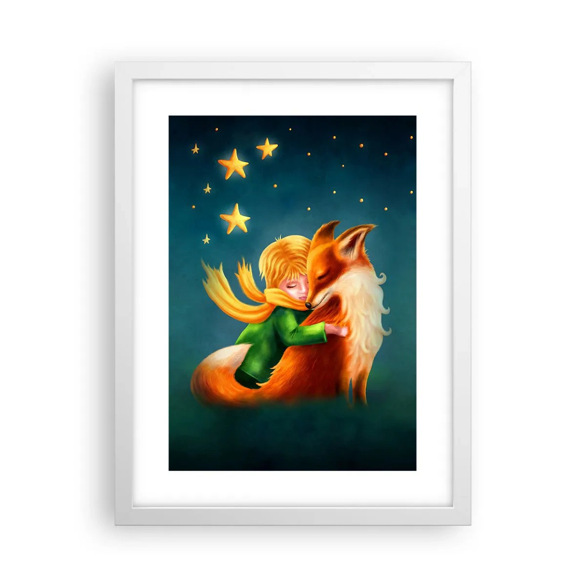 Poster in white frmae - Little Prince - 30x40 cm