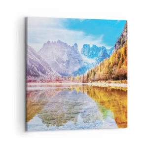 Canvas picture - It's Autumn in the Mountains - 50x50 cm
