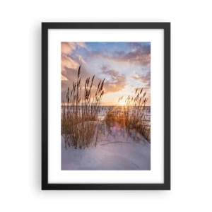 Poster in black frame - Farewell to the Sun and Wind - 30x40 cm