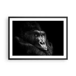 Poster in black frame - What Are You Looking At? - 70x50 cm