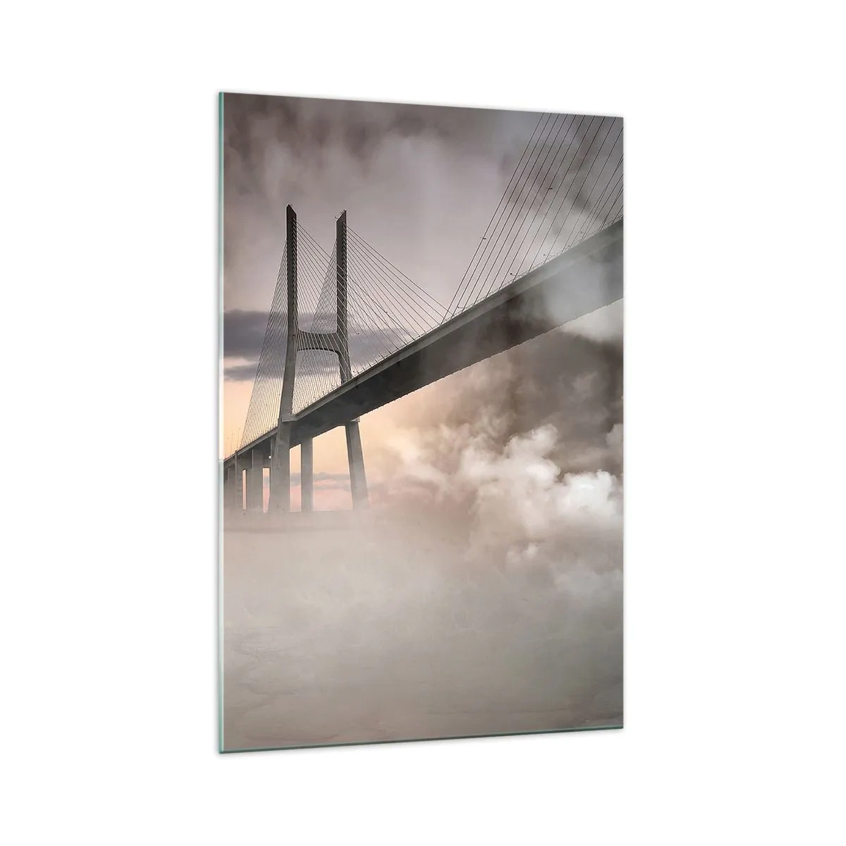 Glass picture - By the River that Doesn't Exist - 70x100 cm