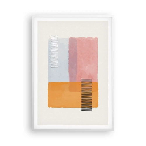 Poster in white frmae - From Corner to Corner - 70x100 cm