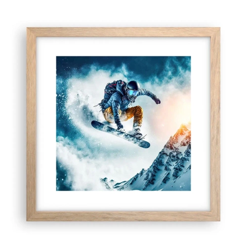 Poster in light oak frame - Extreme Emotions - 30x30 cm