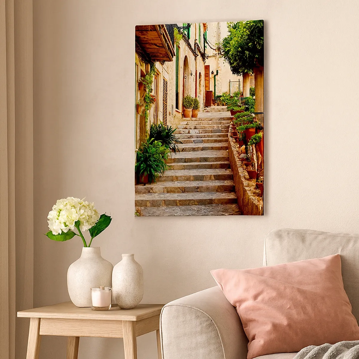 Canvas picture - Charm of Spanish Holidays - 50x70 cm
