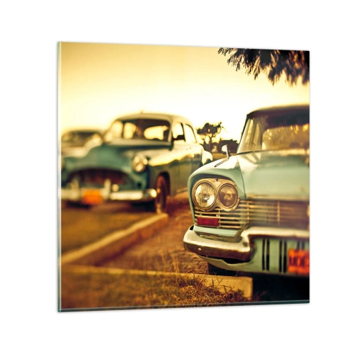 Glass picture - We Wait and See - 30x30 cm