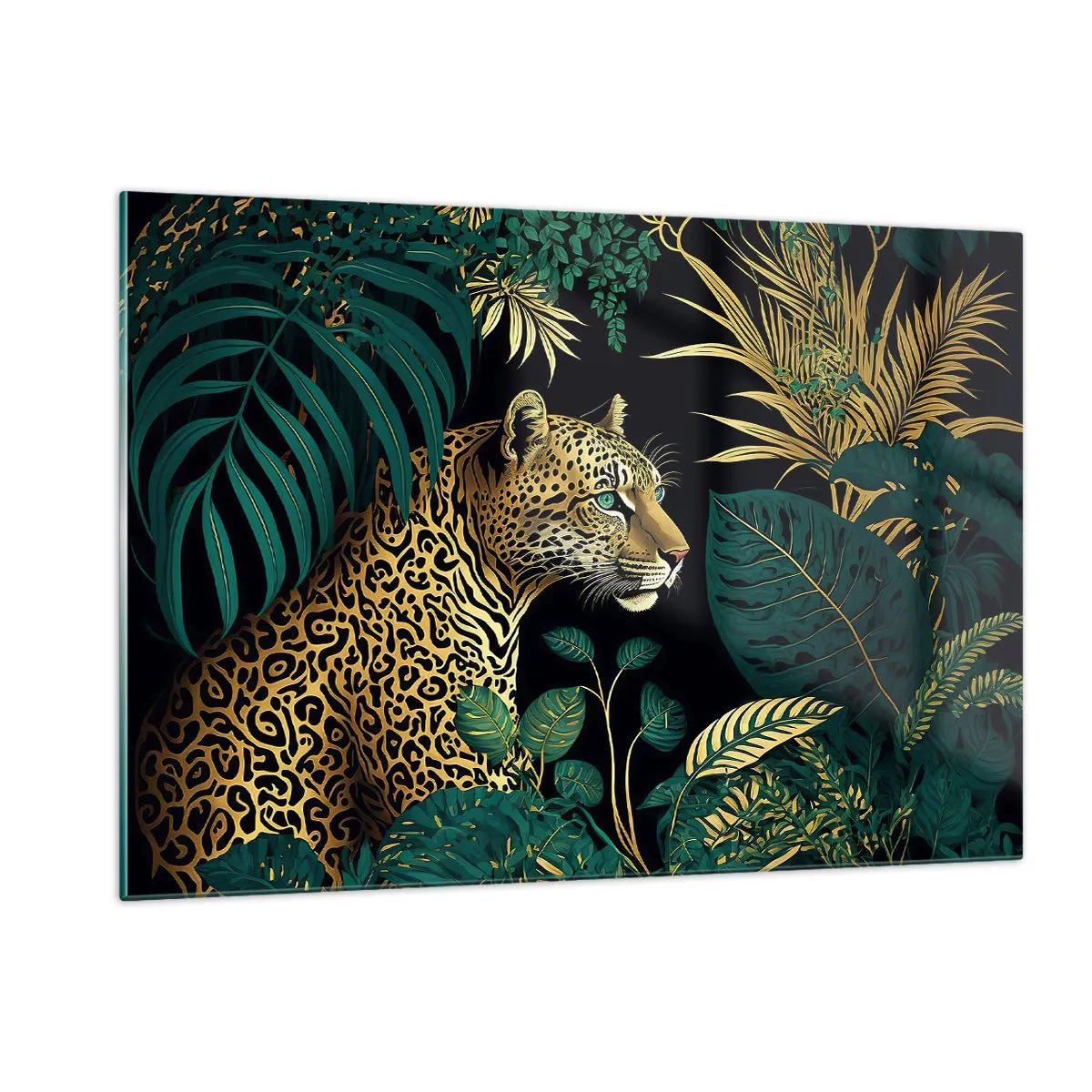 Glass picture - Host in the Jungle - 120x80 cm