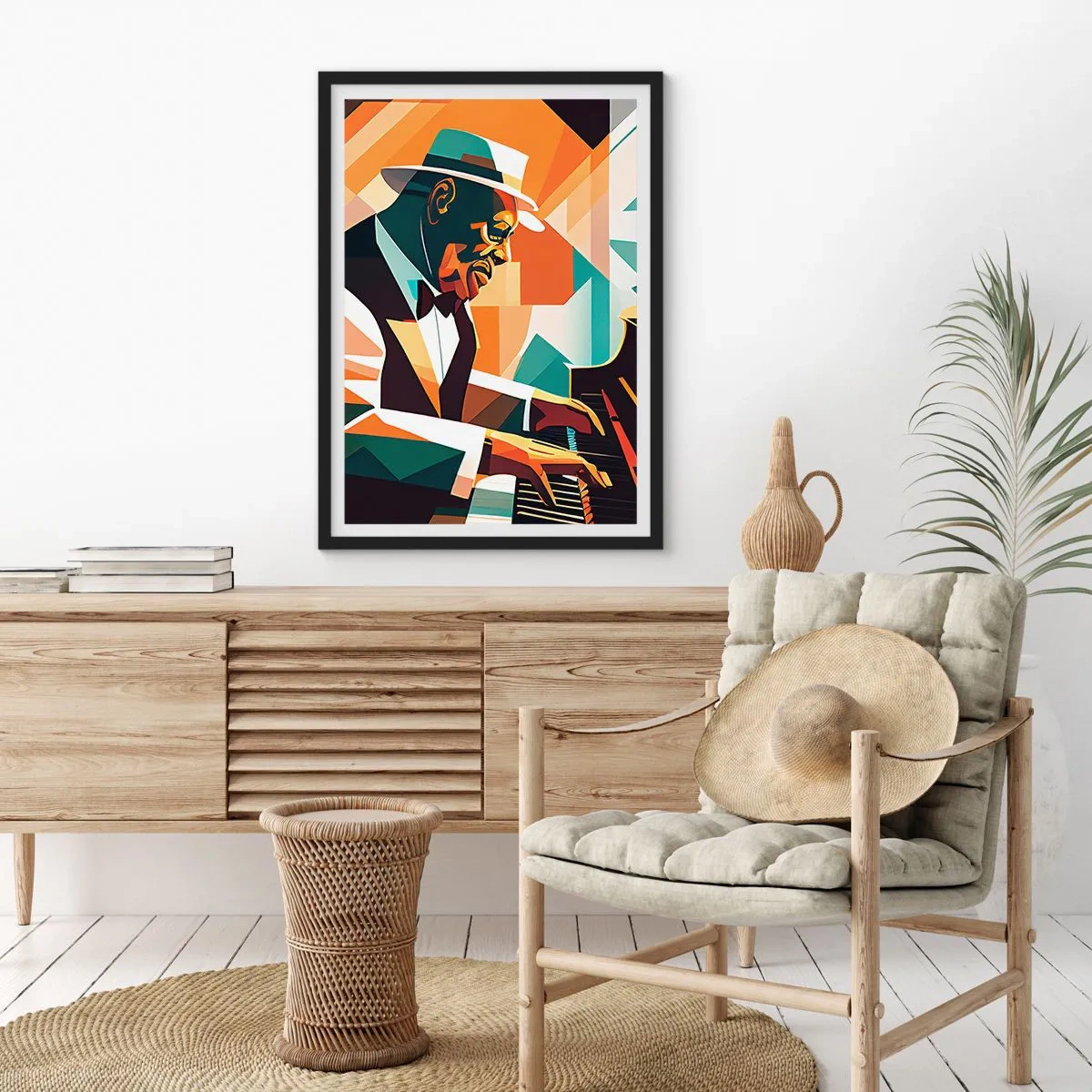 Poster in black frame - All that Jazz - 30x40 cm