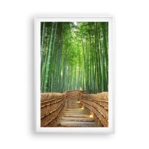 Poster in white frmae - Essence of Asian Nature - 61x91 cm