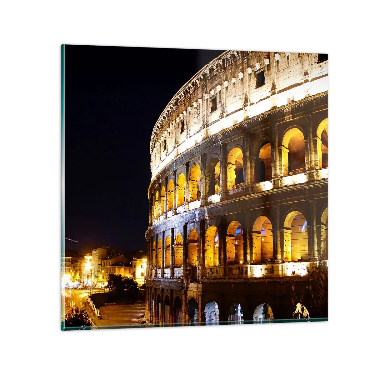 Glass picture - Olympics Must Start - 50x50 cm