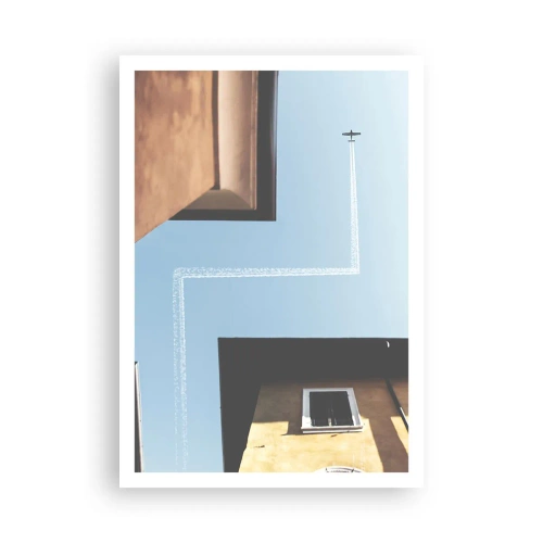 Poster - Above City Maze - 70x100 cm