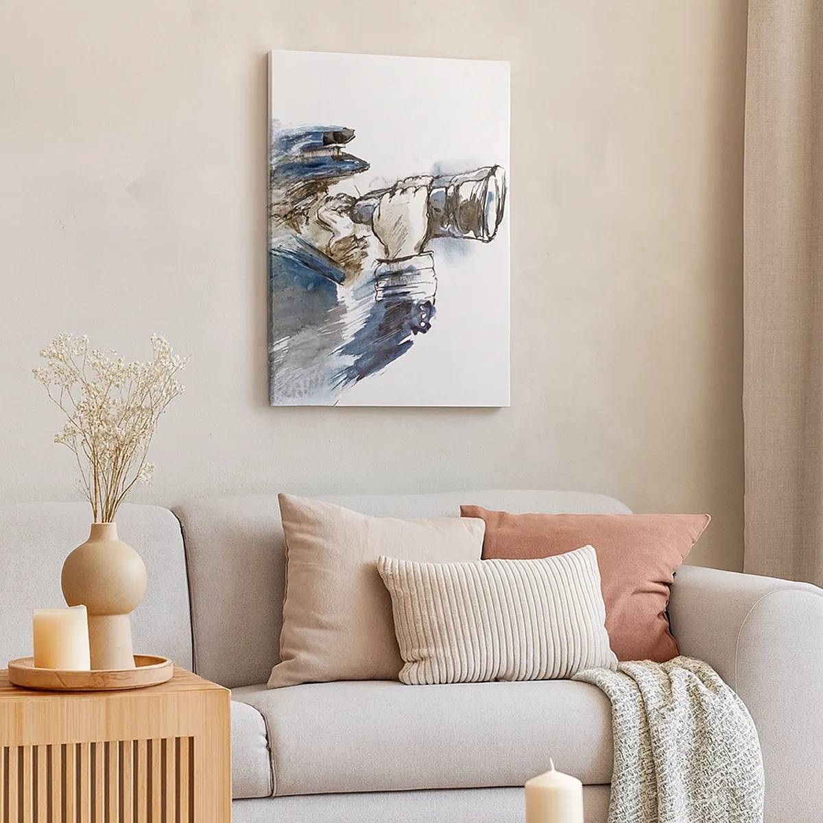 Canvas picture - Ten on the Beaufort Sclae - 50x70 cm