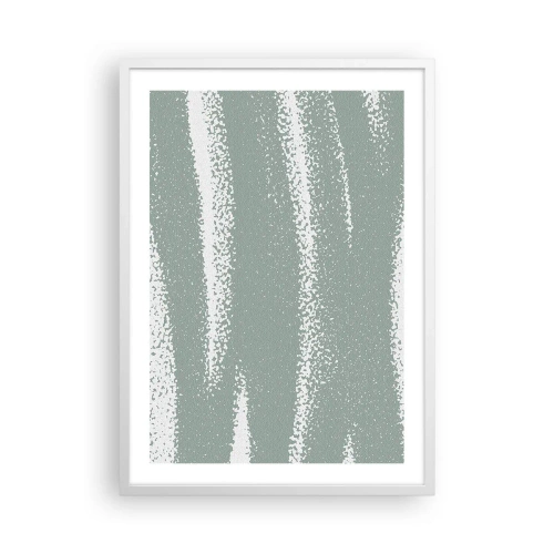 Poster in white frmae - Abstrcat in Winter Climate - 50x70 cm