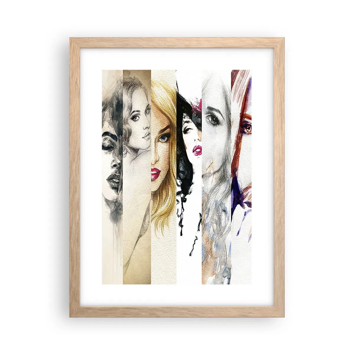 Poster in light oak frame - And It Is Always You - 30x40 cm