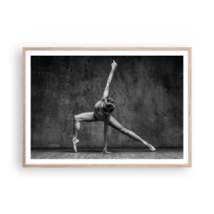 Poster in light oak frame - Ideal of Balance - 100x70 cm