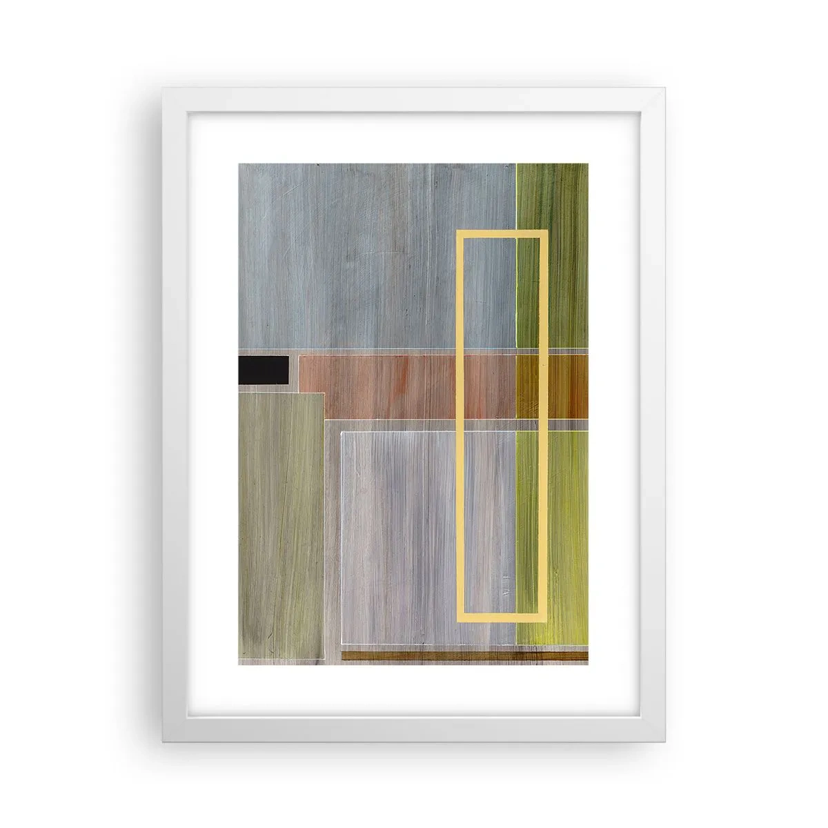 Poster in white frmae - Straight and Calm - 30x40 cm