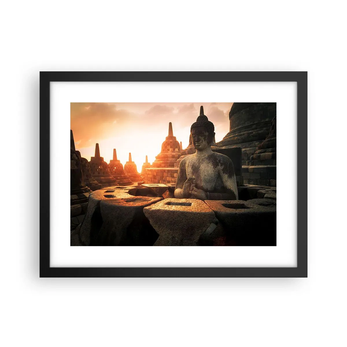 Poster in black frame - Weather of Great Wisdom - 40x30 cm
