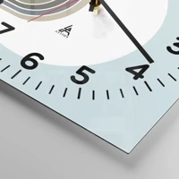 Clock face with numbers