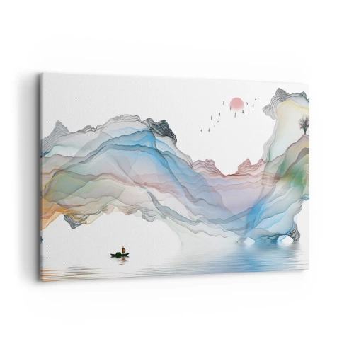 Canvas picture - Towards Crystal Mountains - 100x70 cm